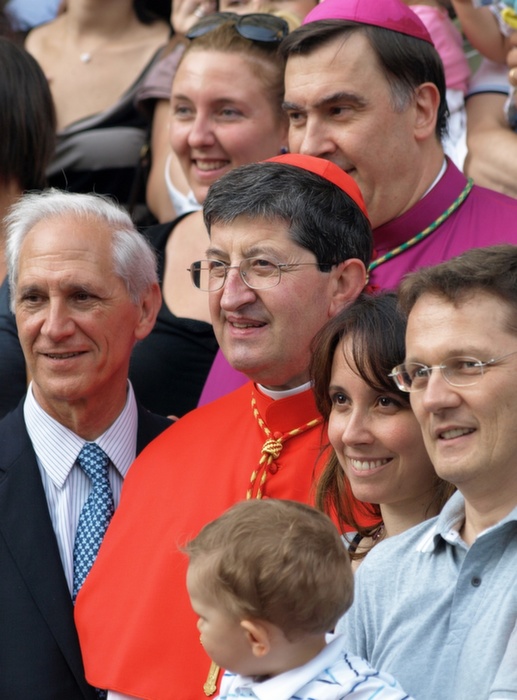 Keresztelő után a Dóm előtt - A firenzei püspök