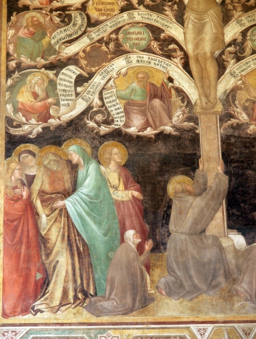 Taddeo Gaddi Az élet fája a Santa Croce-ban - részlet