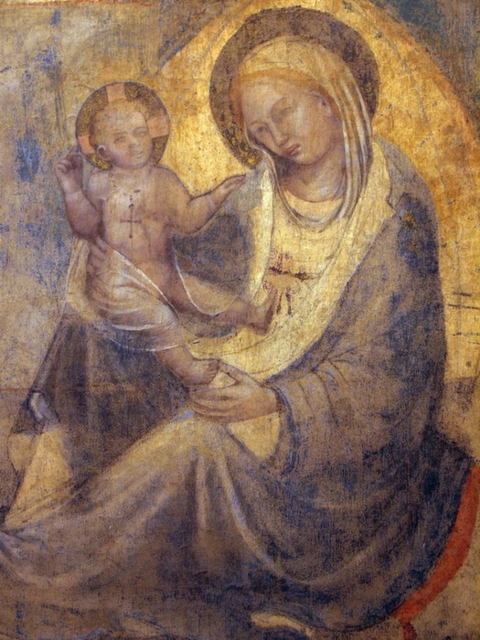 Freskó a Santa Croce falán
