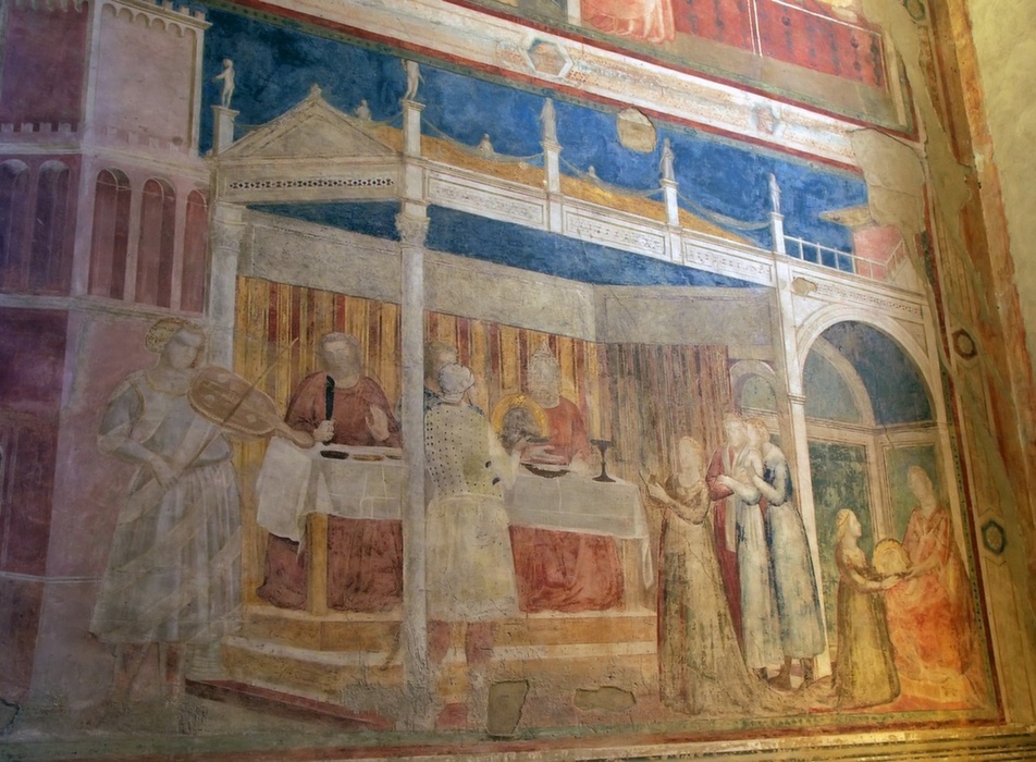 Giotto freskók a Santa Croce-ban