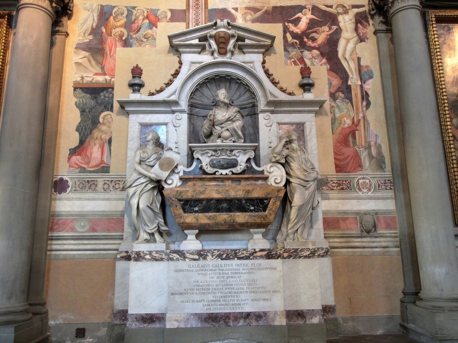 Galilei sírja a Santa Croce-ban