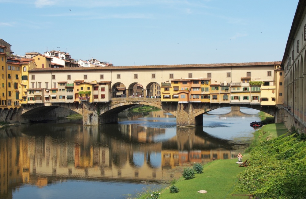 A Ponte Vecchio az Arno-n
