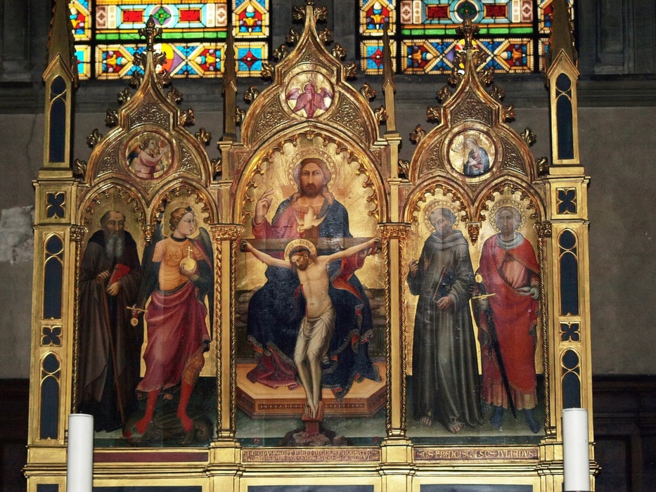 A Santa Trinitá oltárképe