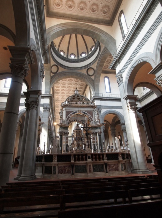 A Santo Spirito / Brunelleschi tervei alapján