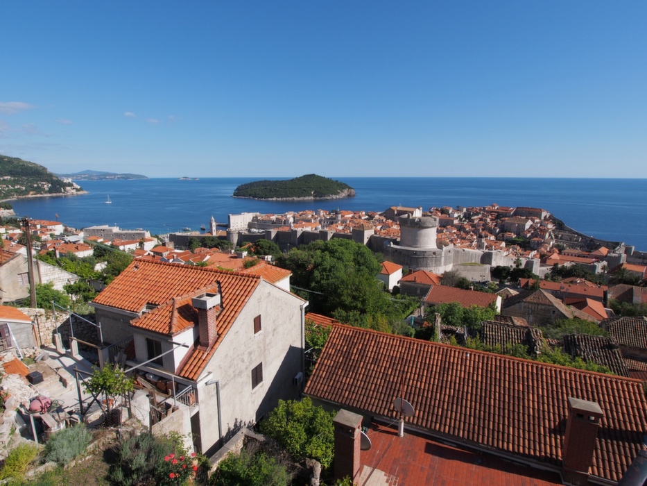 Dubrovnik - A szállásunk teraszáról