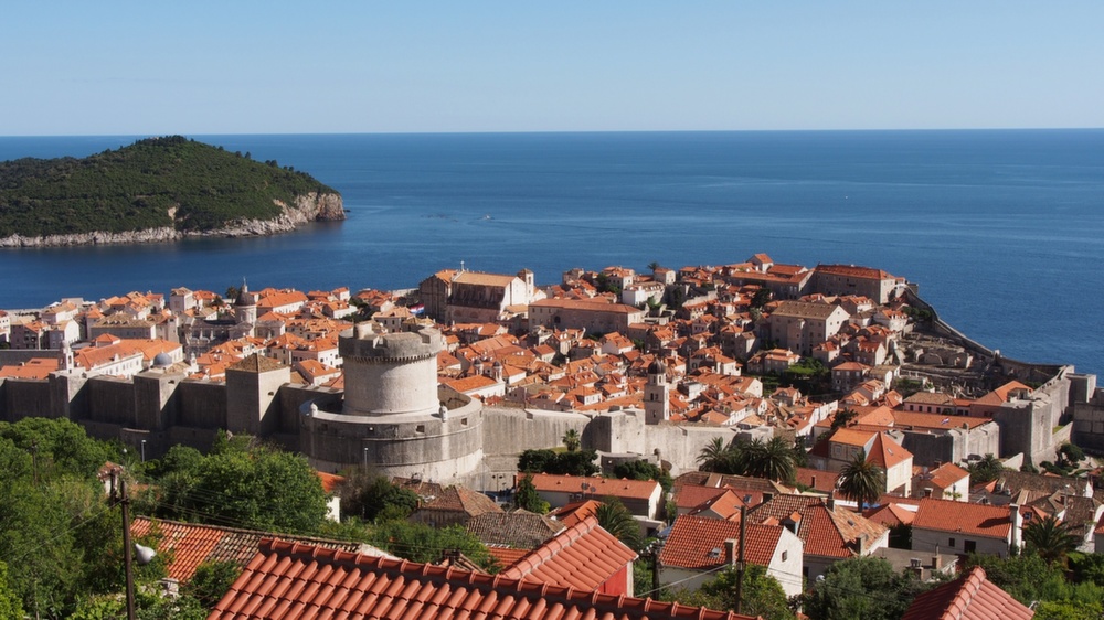 Dubrovnik - A szállásunk teraszáról