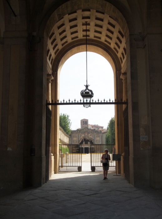 A Pitti palota oldalbejárata
